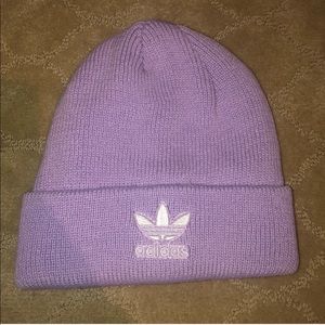 Nwt Adidas Purple Beanie 